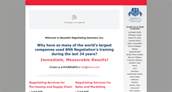 Desktop Screenshot of bnsnegotiation.com